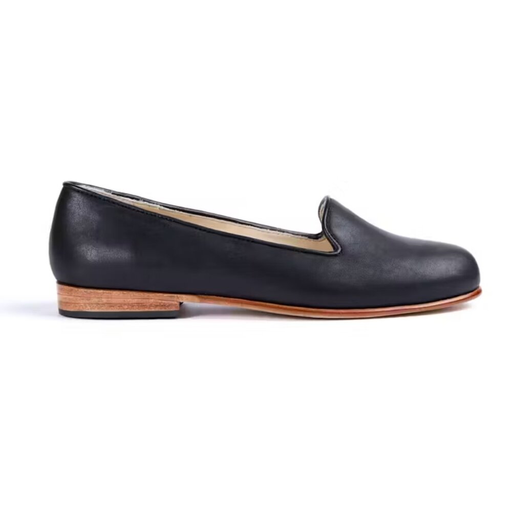 Nisolo Smoking Shoe Loafer in Black
